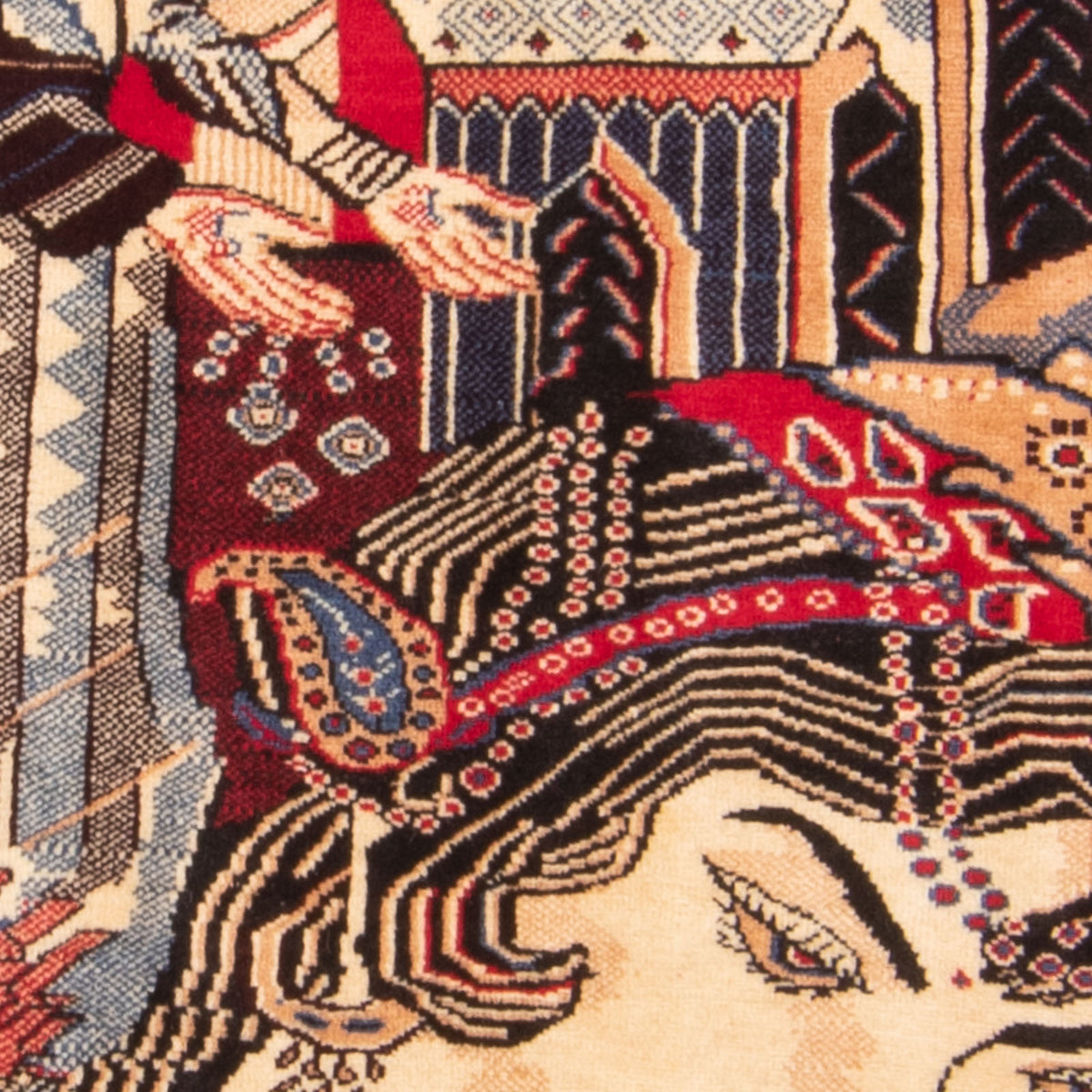 Belutsch Rug - 124 x 89 cm - multicolored