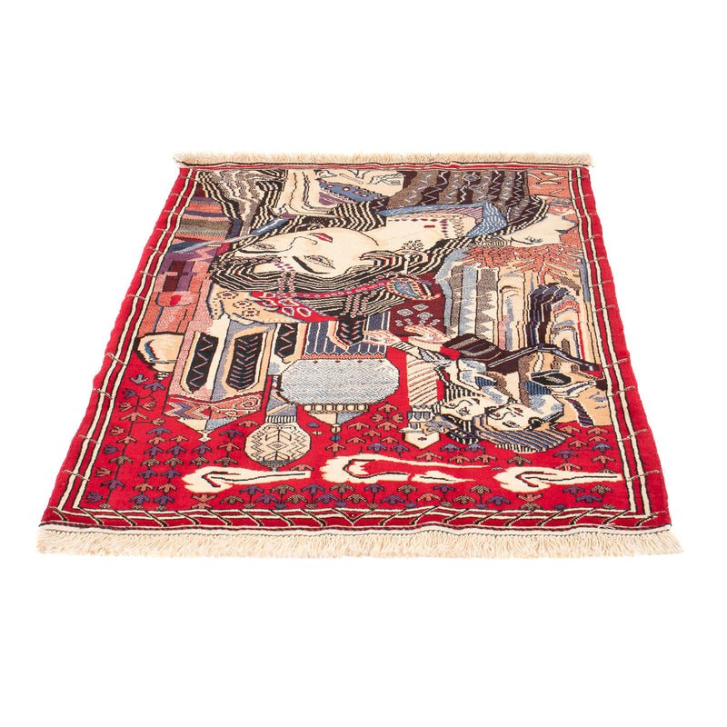Belutsch Rug - 124 x 89 cm - multicolored