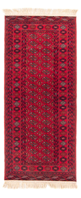 Runner Afghan Rug - 200 x 80 cm - red