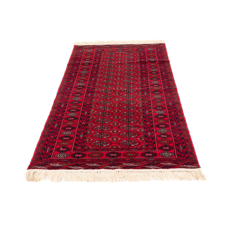 Runner Afghan Rug - 190 x 82 cm - red