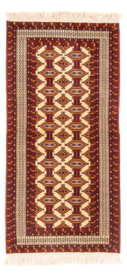 Runner Turkaman Rug - 176 x 85 cm - beige