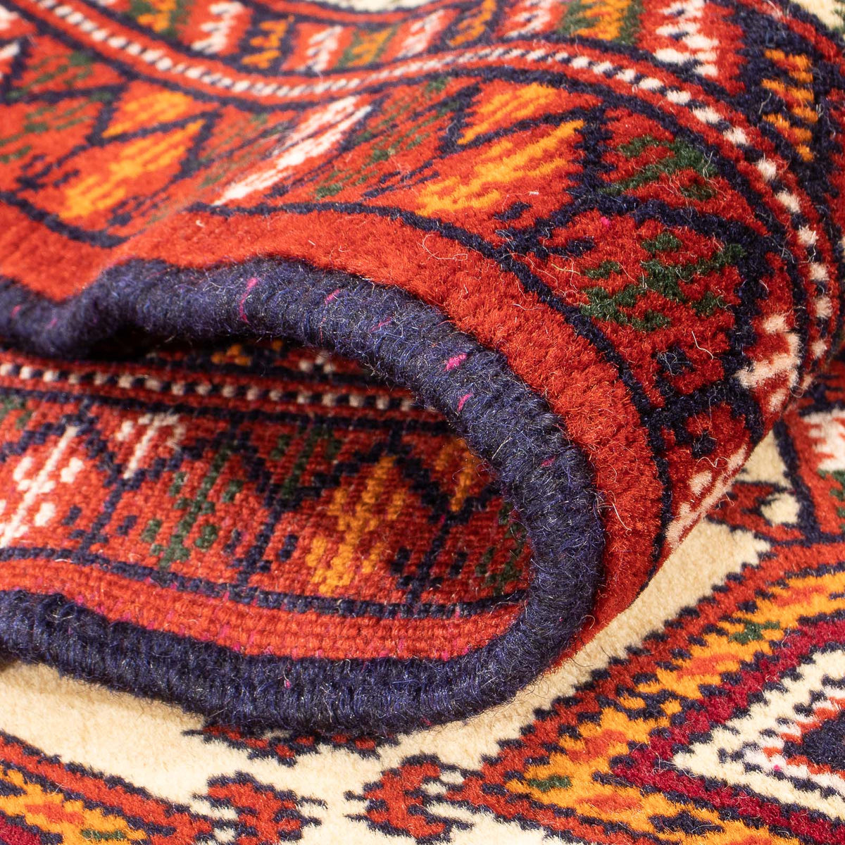 Runner Turkaman Rug - 185 x 85 cm - beige