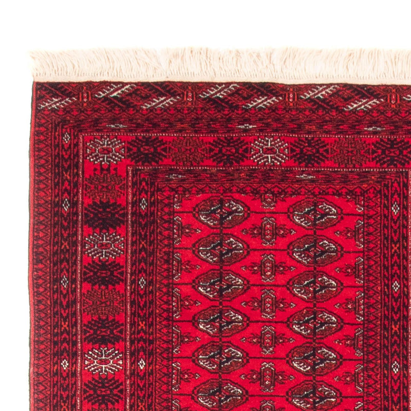 Runner Afghan Rug - Bukhara - 380 x 90 cm - red