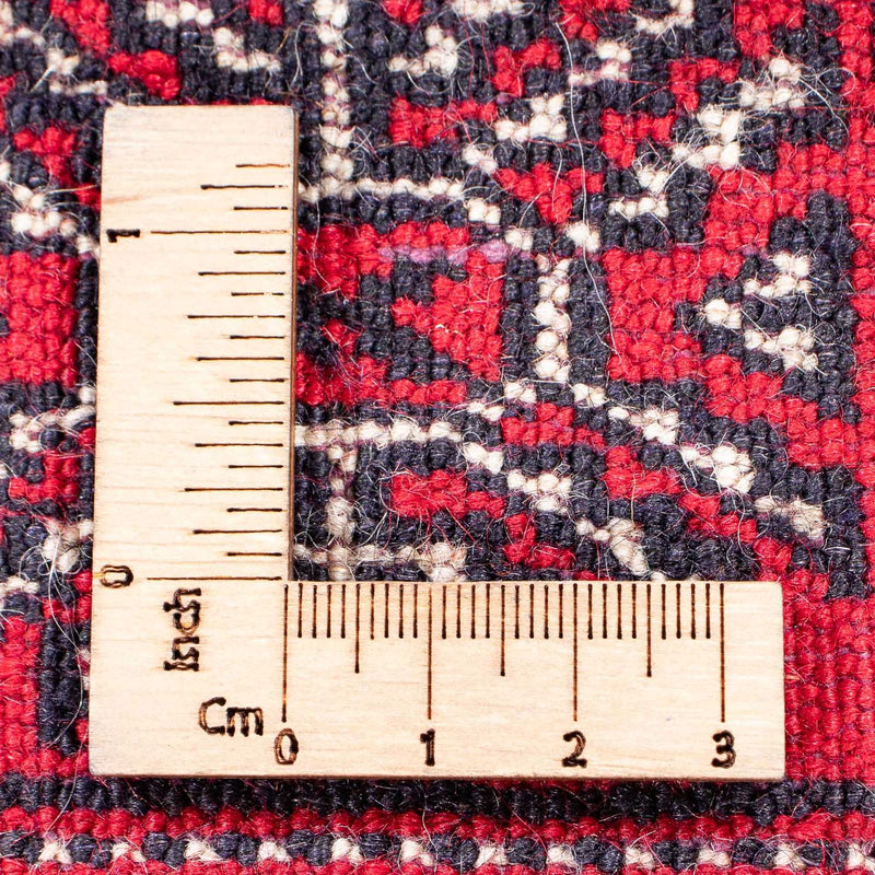 Runner Afghan Rug - Bukhara - 380 x 90 cm - red