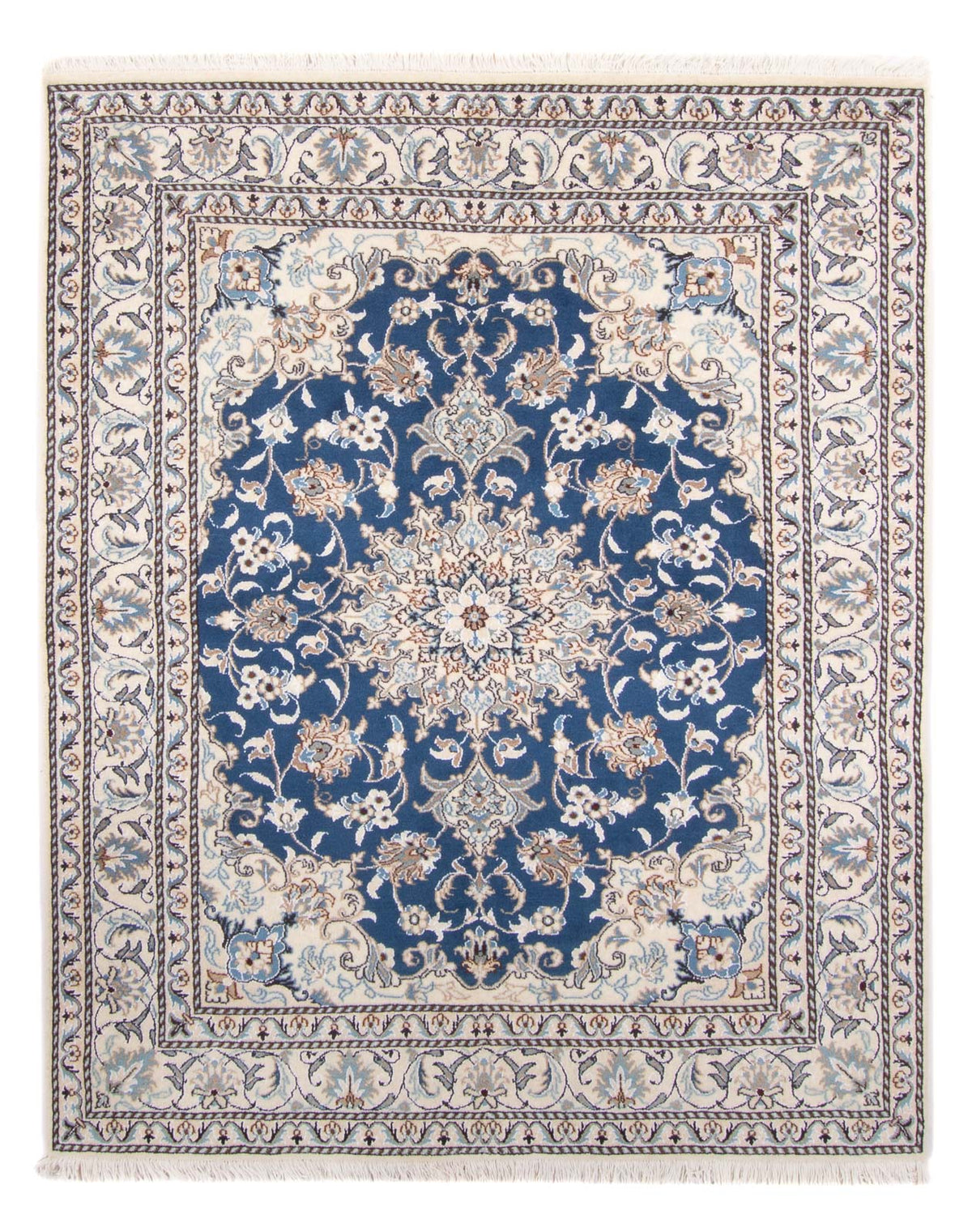 Perser Rug - Nain - Royal - 190 x 149 cm - blue