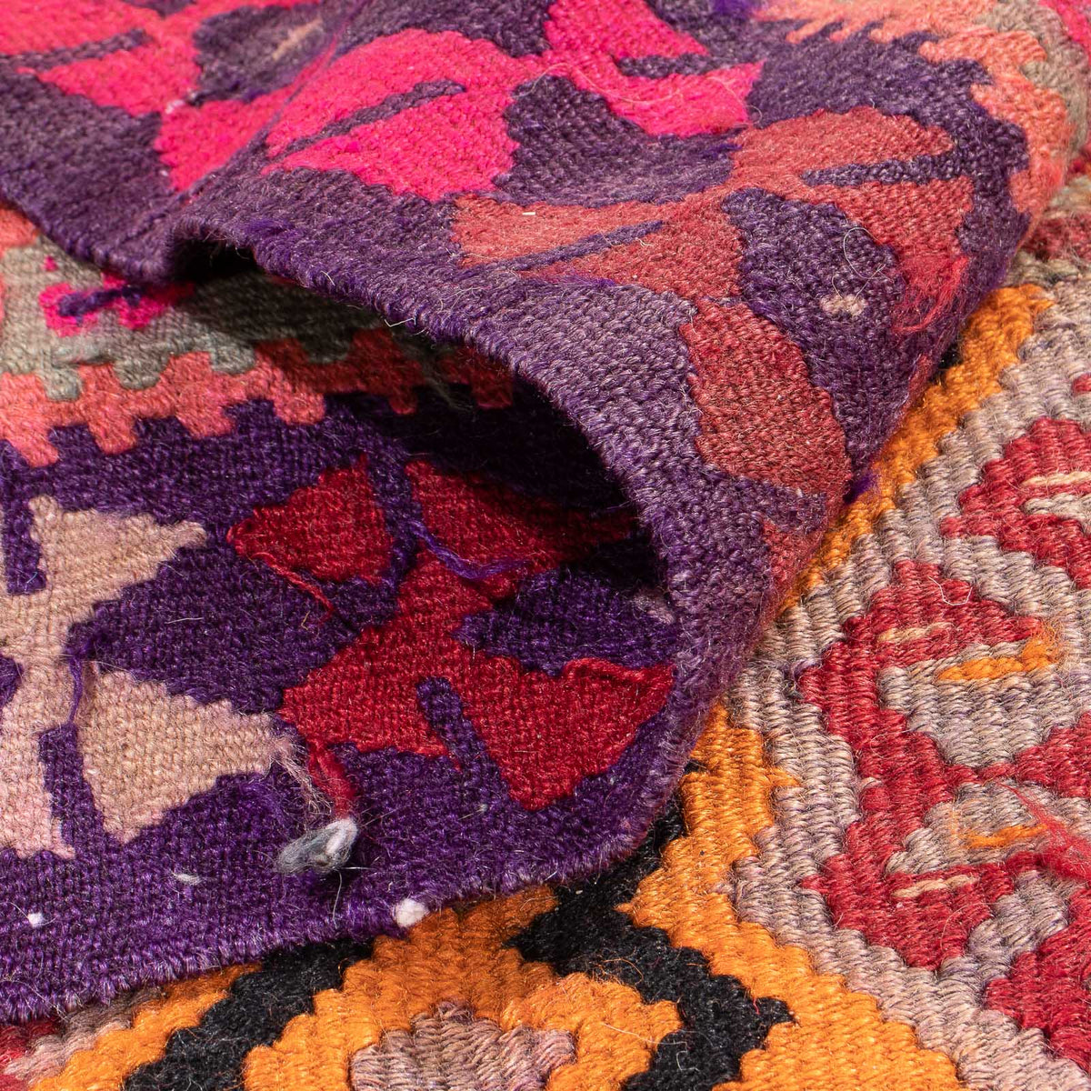 Runner Kelim Rug - Old - 374 x 129 cm - multicolored