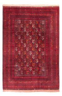 Afghan Rug - 293 x 202 cm - red
