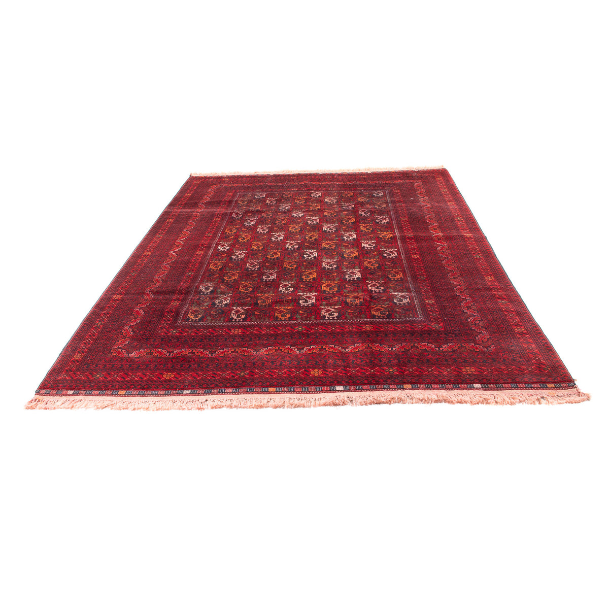 Afghan Rug - 293 x 202 cm - red