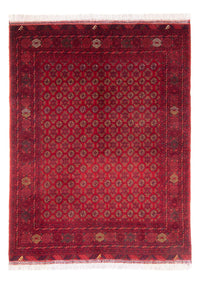 Afghan Rug - 193 x 148 cm - red