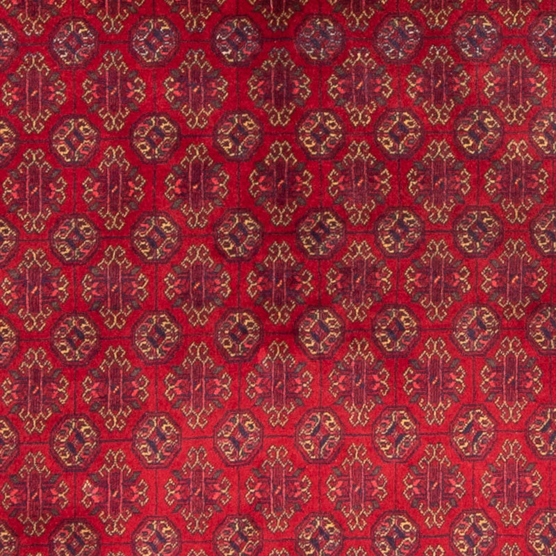 Afghan Rug - 193 x 148 cm - red