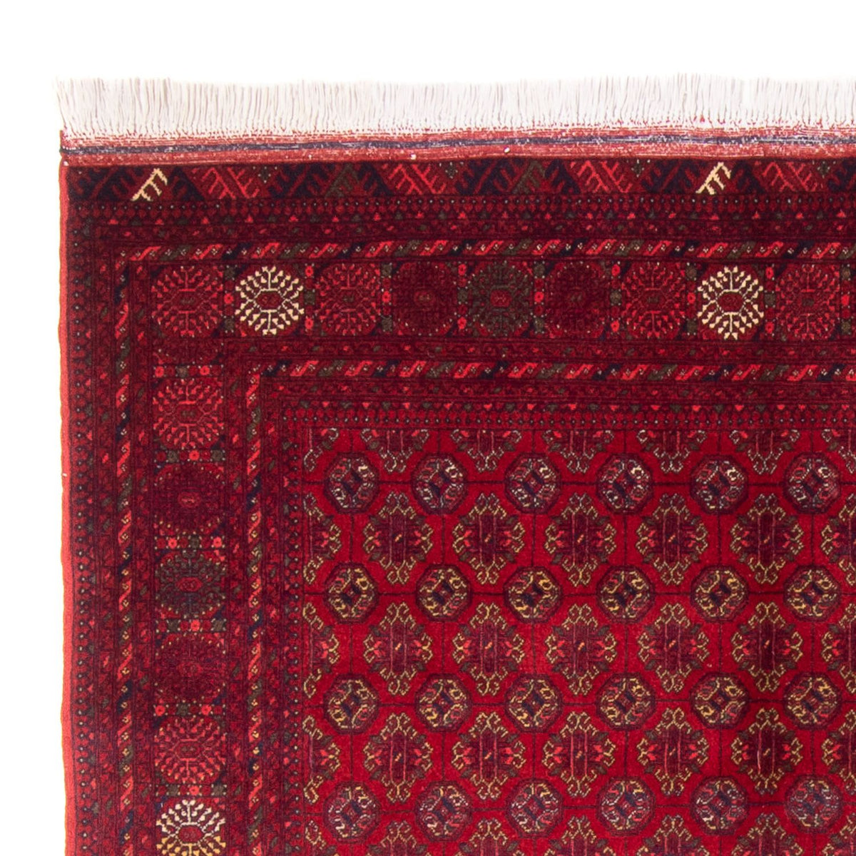 Afghan Rug - 193 x 148 cm - red