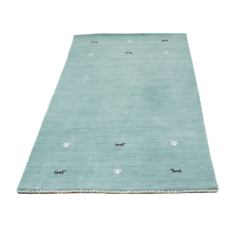 Runner Gabbeh Rug - Softy - 200 x 75 cm - light blue