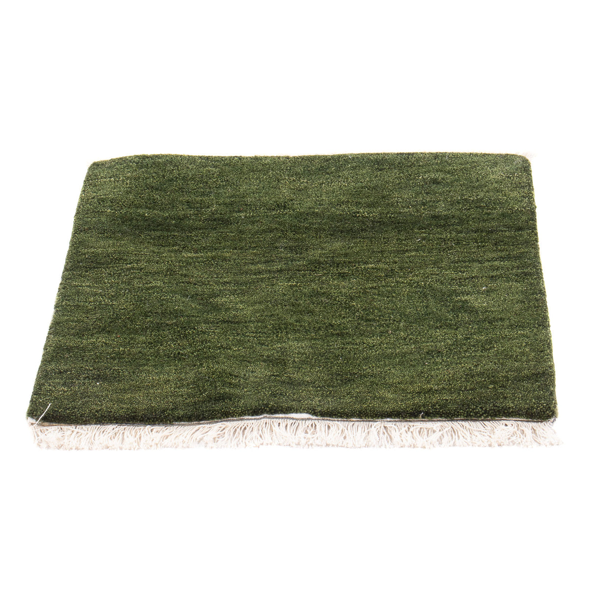 Gabbeh Rug - Indus square  - 54 x 51 cm - green