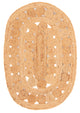 Jute Carpet Rug 91x61cm - Wool Rug