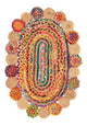 Jute Carpet Rug 91x61cm - Wool Rug
