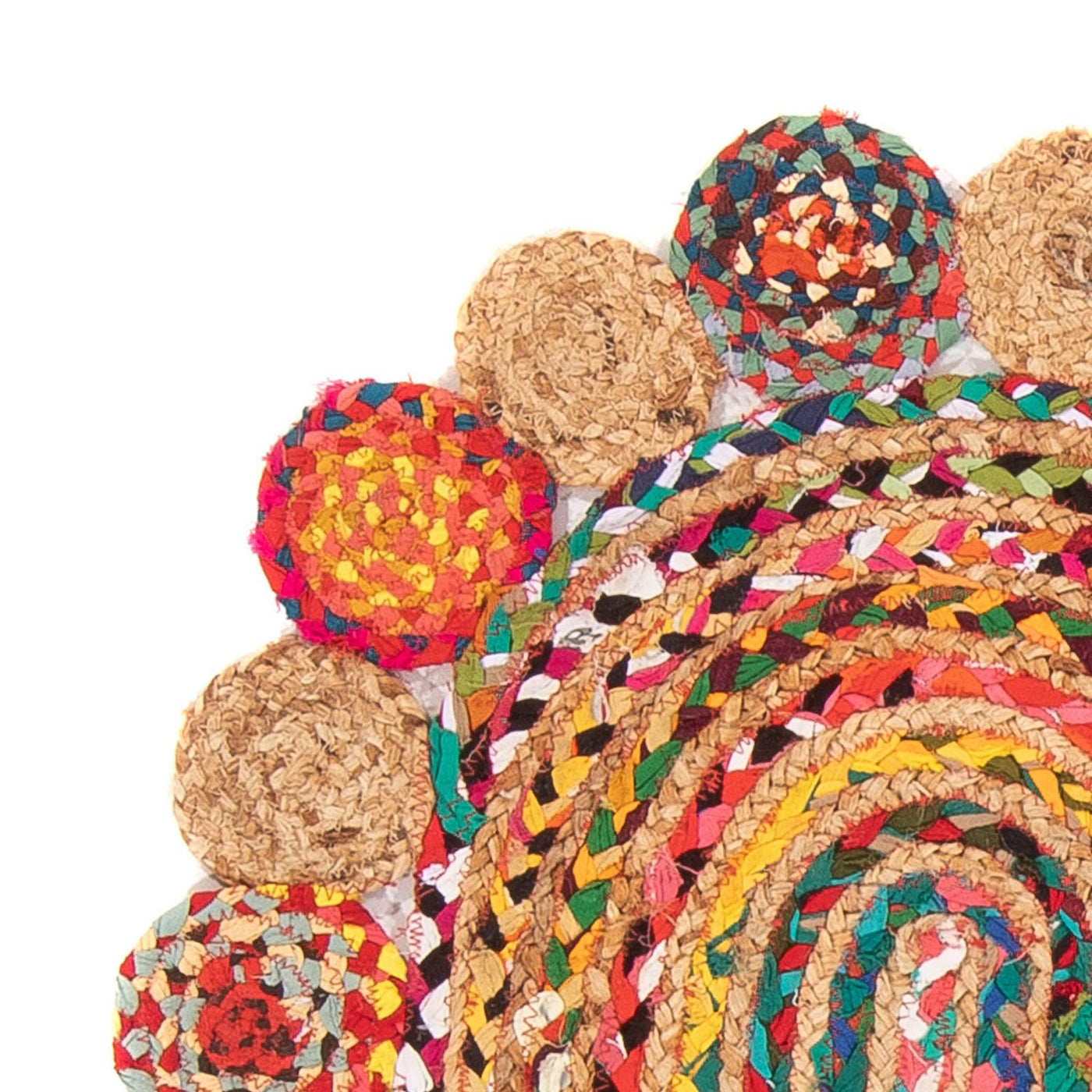 Jute Carpet Rug 91x61cm - Wool Rug