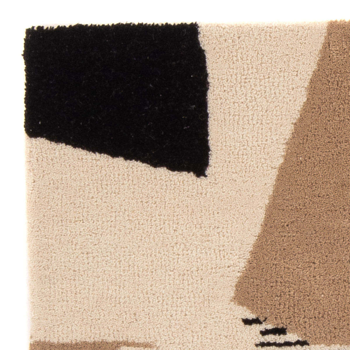 Wool Rug - 90 x 60 cm - beige