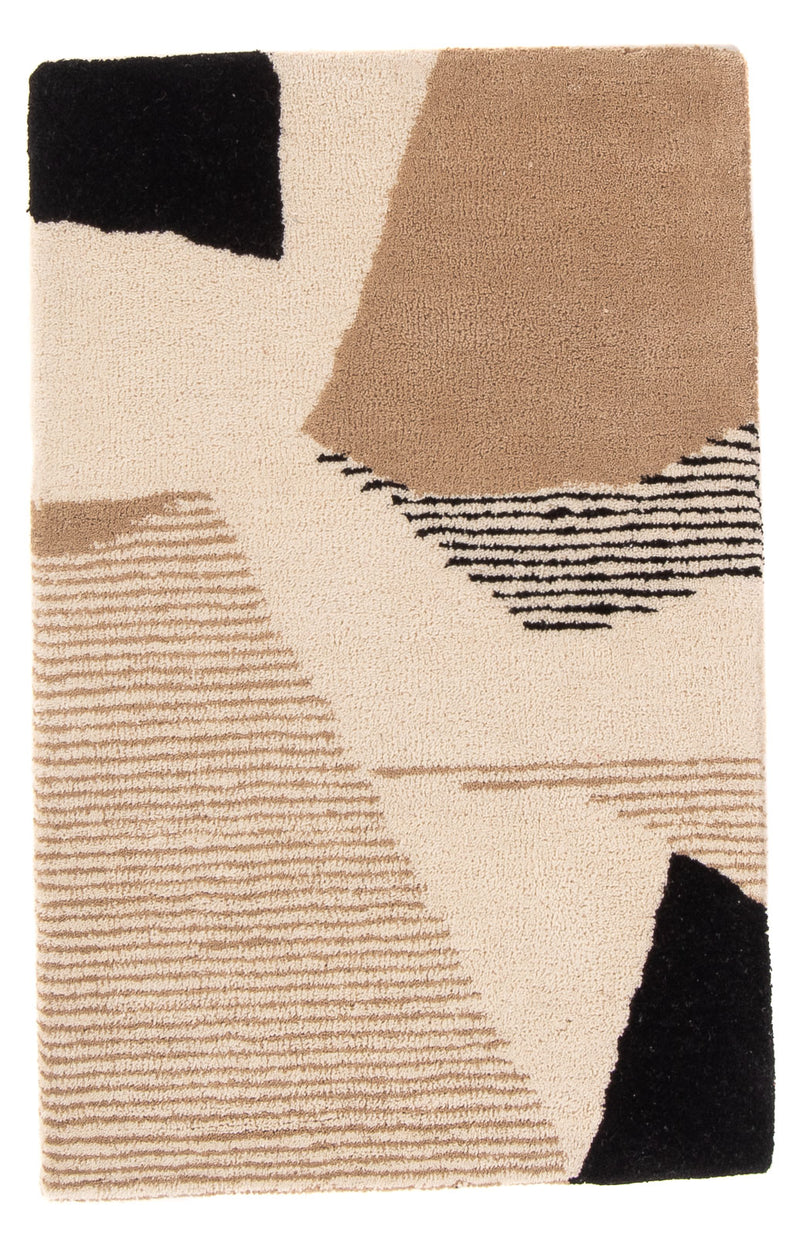 Wool Rug - 90 x 60 cm - beige