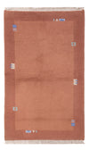 Nepal Rug 90x160cm - Wool Rug - Rectangle / Terracotta / 90 x 160 cm Rectangle