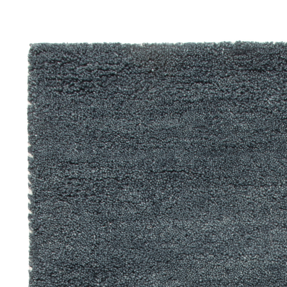 Wool Rug - 143 x 72 cm - petrol blue
