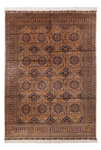 Afghan Rug - Bukhara - 344 x 246 cm - dark beige