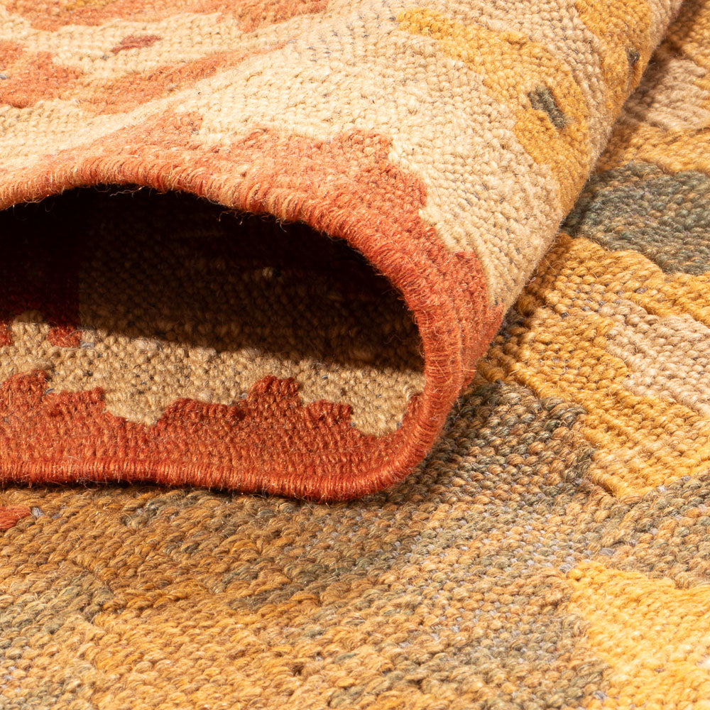 Runner Kelim Rug - Splash - 315 x 95 cm - multicolored