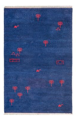 Gabbeh Rug - Indus - 180 x 120 cm - dark blue