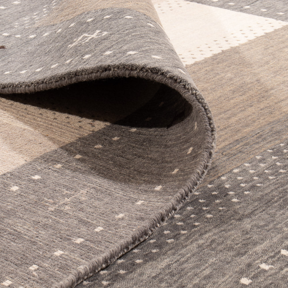 Gabbeh Rug - Loribaft Softy - 240 x 170 cm - grey