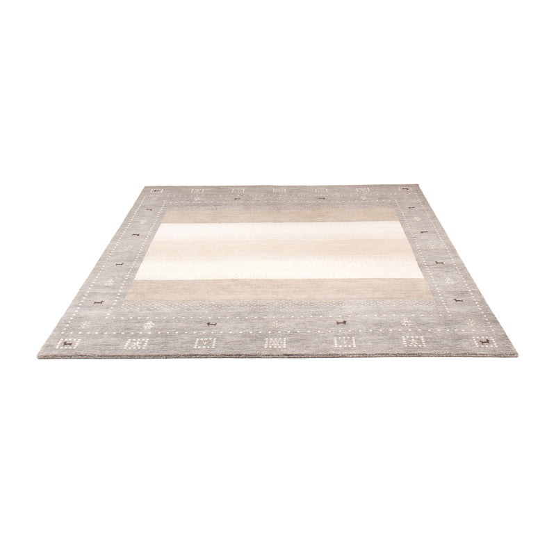 Gabbeh Rug - Loribaft Softy - 240 x 170 cm - grey