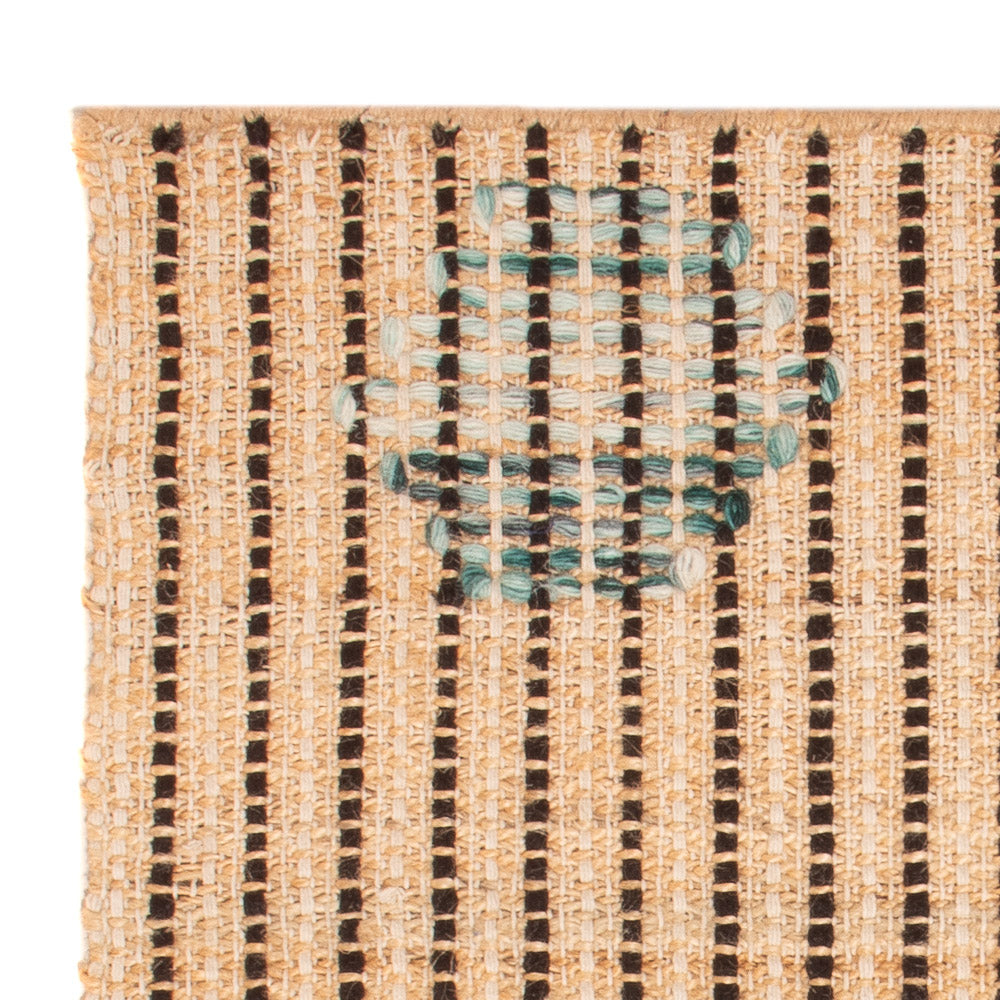 Jute Carpet Rug 90x60cm