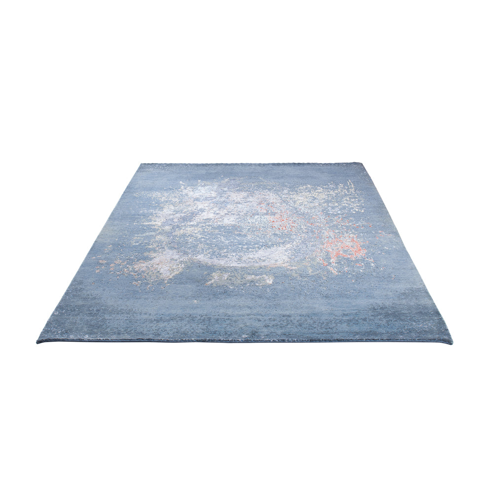 Designer Rug - 242 x 163 cm - sea blue