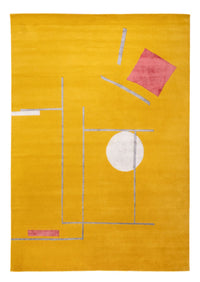 Designer Rug - 242 x 171 cm - gold