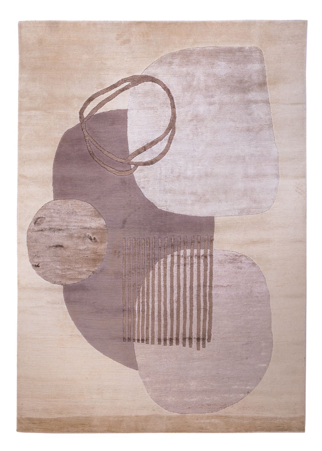 Designer Rug - 244 x 164 cm - silver