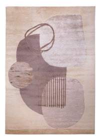 Designer Rug - 244 x 164 cm - silver