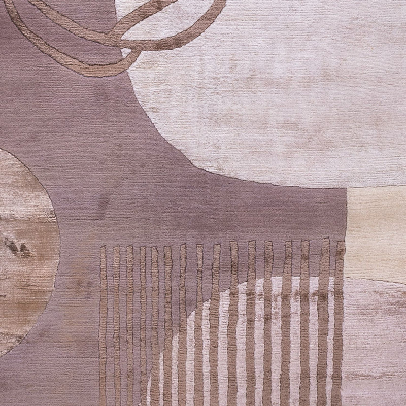 Designer Rug - 244 x 164 cm - silver