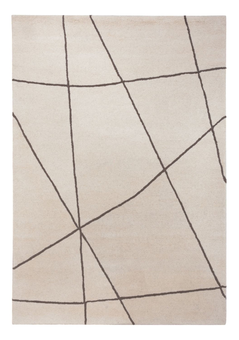 Wool Rug - 200 x 140 cm - beige