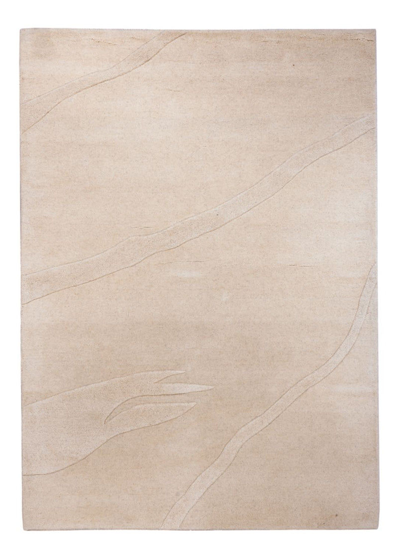 Wool Rug - 200 x 140 cm - beige