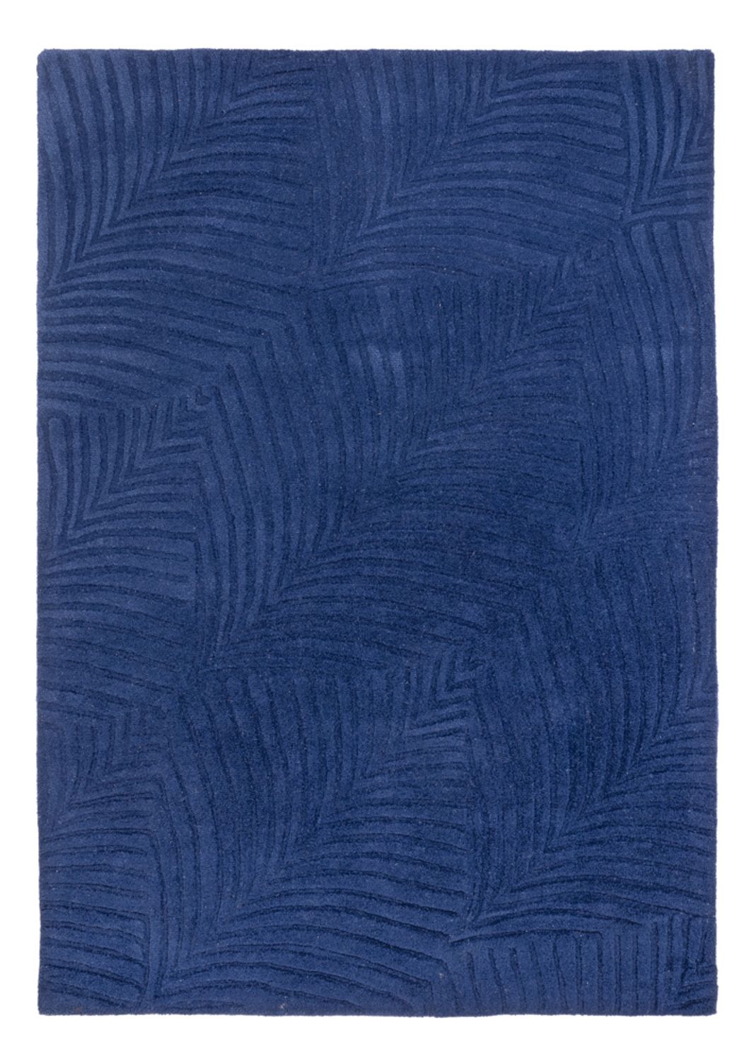 Wool Rug - 200 x 140 cm - blue