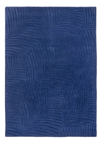 Wool Rug - 200 x 140 cm - blue