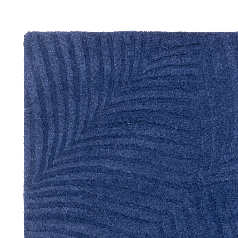Wool Rug - 200 x 140 cm - blue