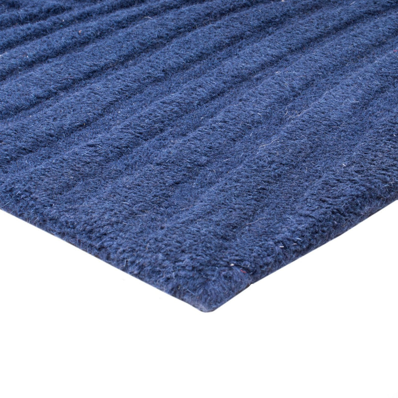 Wool Rug - 200 x 140 cm - blue