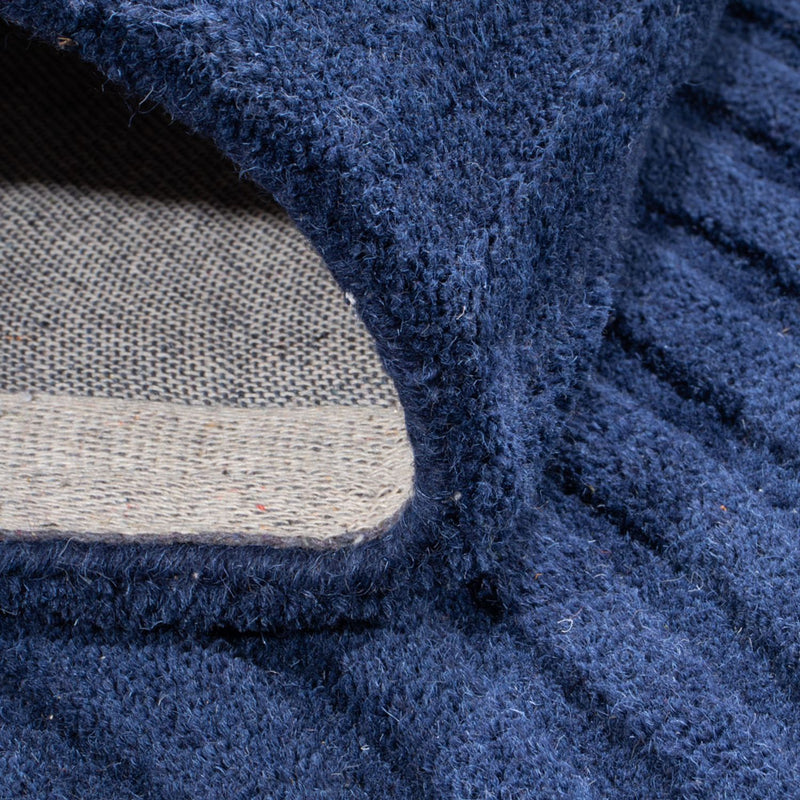 Wool Rug - 200 x 140 cm - blue