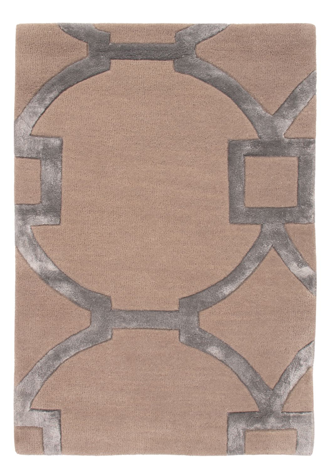 Designer Rug - 90 x 60 cm - silver