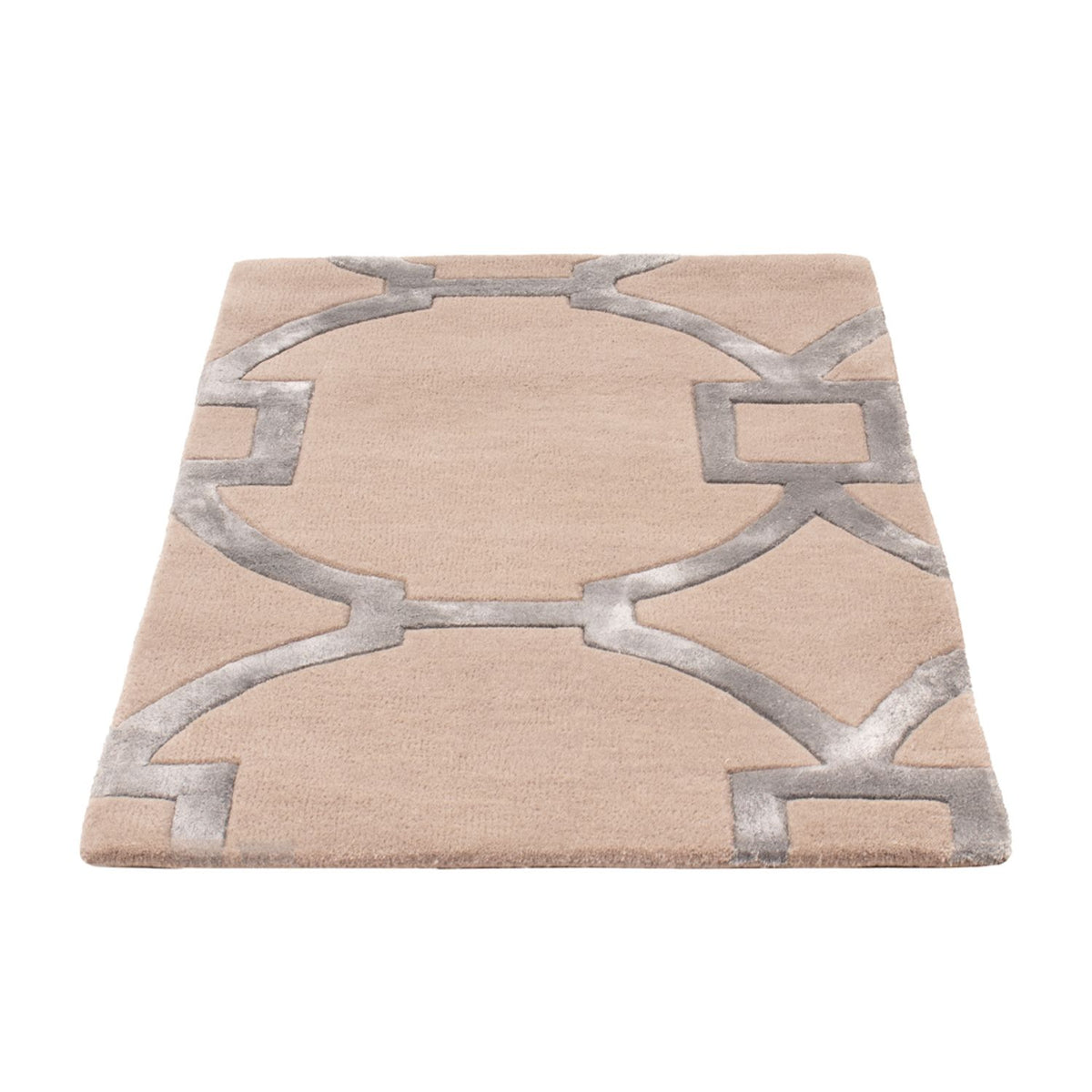 Designer Rug - 90 x 60 cm - silver