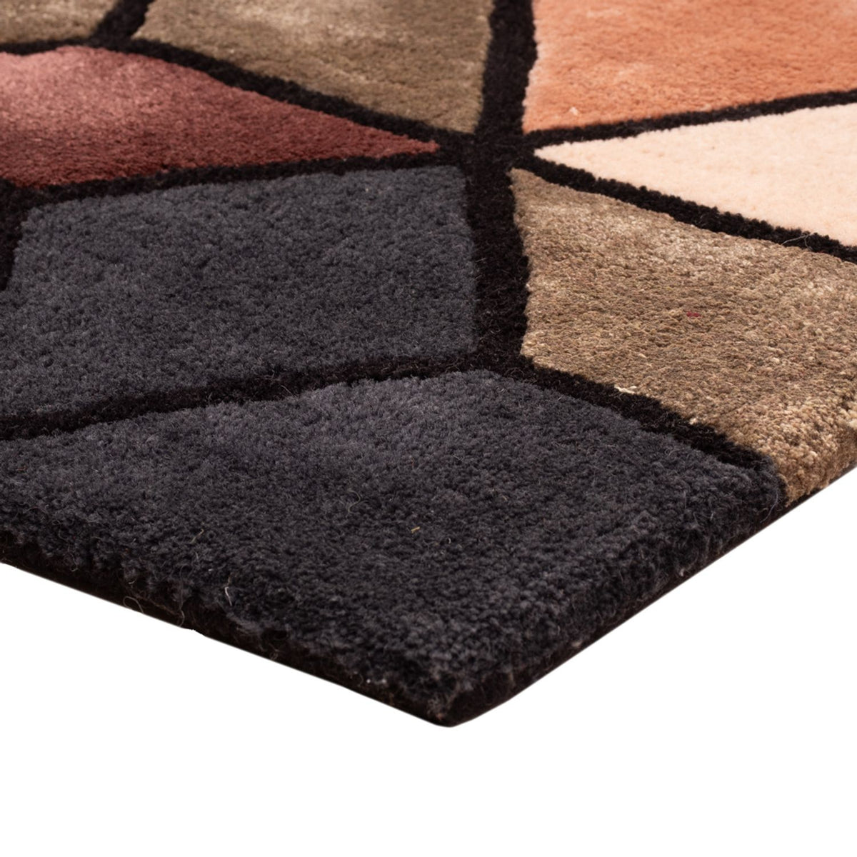 Designer Rug - 90 x 60 cm - multicolored