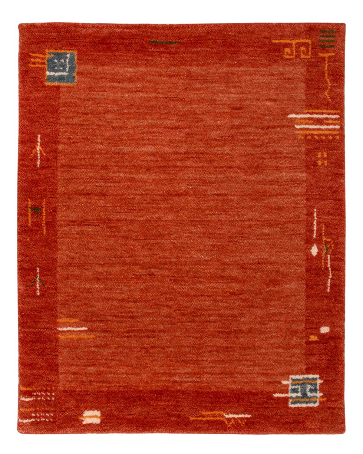 Gabbeh Rug - Softy - 90 x 60 cm - red