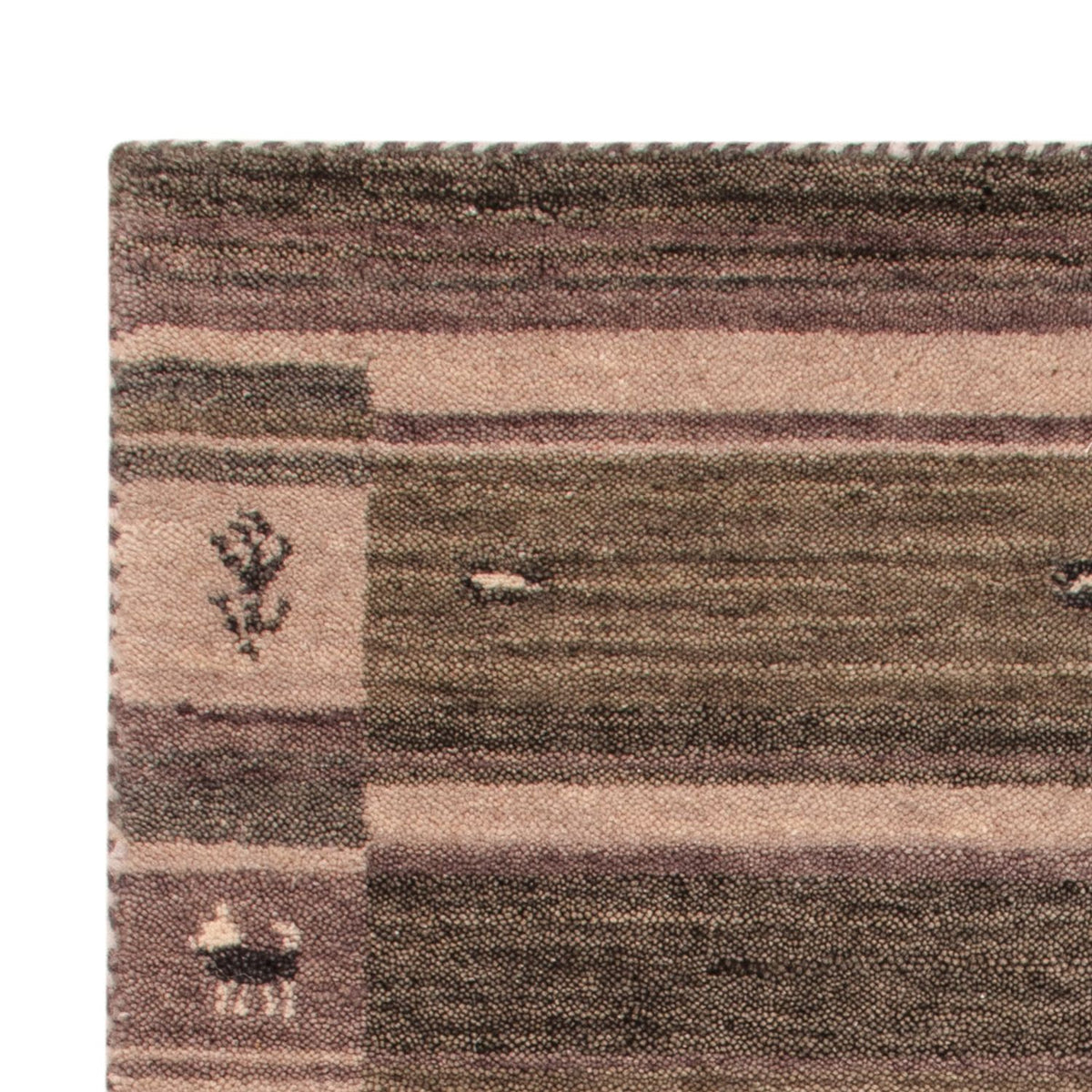 Gabbeh Rug - Softy - 90 x 60 cm - silver