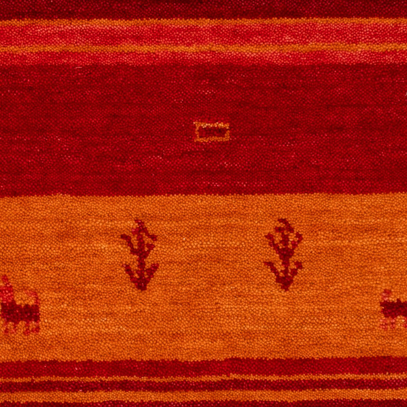 Gabbeh Rug - Softy - 90 x 60 cm - red