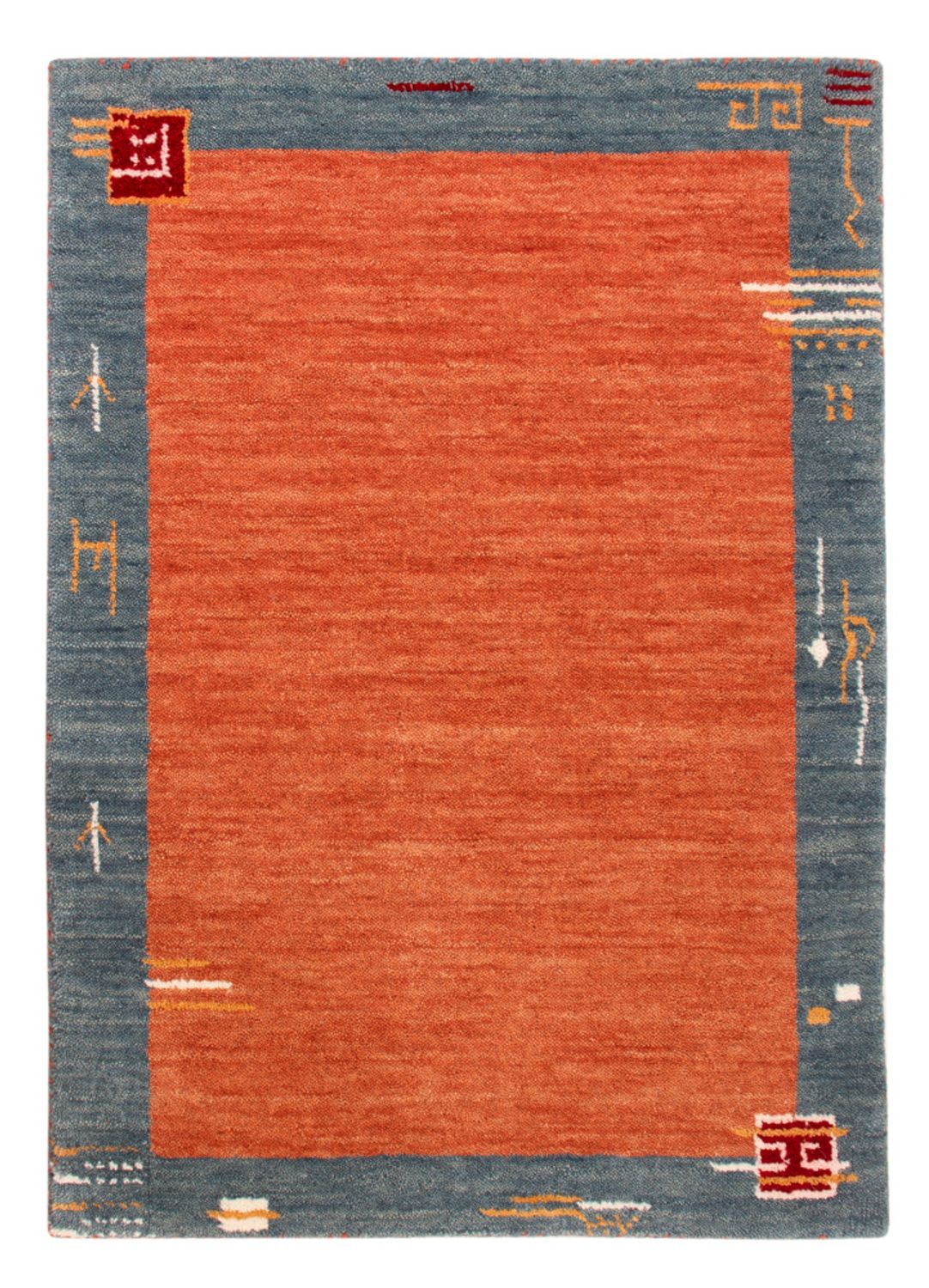 Gabbeh Rug - Softy - 90 x 60 cm - red
