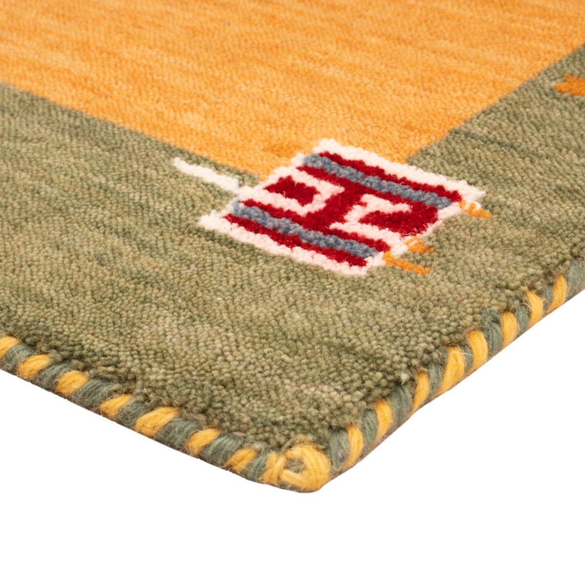 Gabbeh Rug - Softy - 90 x 60 cm - orange